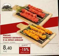 Supermercados Plaza Pincho moruno adobado o al estilo andaluz oferta
