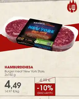 Supermercados Plaza HAMBURDEHESA Burger meat New York Style oferta