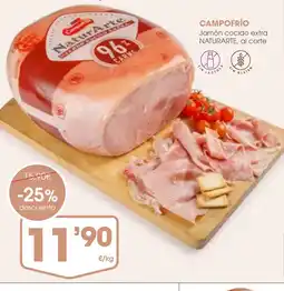 Supermercados Plaza CAMPOFRÍO Jamón cocido extra oferta