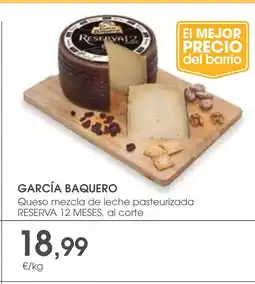 Supermercados Plaza GARCÍA BAQUE Queso mezcla de leche pasteurizada oferta