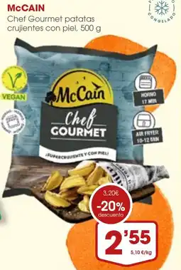 Supermercados Plaza MCCAIN Chef Gourmet patatas crujientes con piel oferta