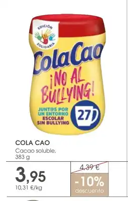 Supermercados Plaza COLA CAO Cacao soluble oferta