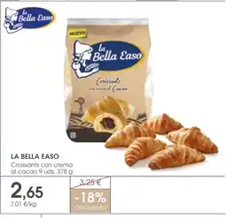 Supermercados Plaza LA BELLA EASO Croissants con crema al cacao 9 uds oferta