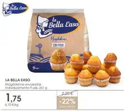Supermercados Plaza LA BELLA EASO Magdalenas envasadas individualmente oferta