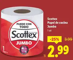 Lidl SCOTTEX Papel de cocina Jumbo oferta