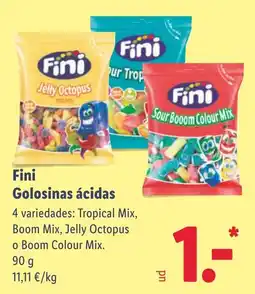 Lidl FINI Golosinas ácidas oferta