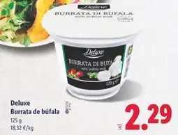 Lidl DELUXE Burrata de búfala oferta