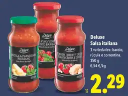Lidl DELUXE Salsa italiana oferta