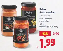 Lidl DELUXE Pesto premium oferta
