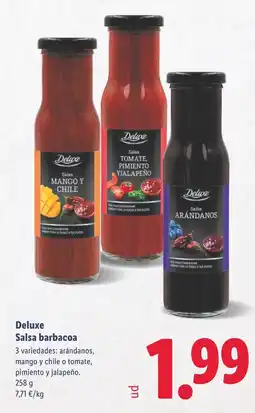 Lidl DELUXE Salsa barbacoa oferta