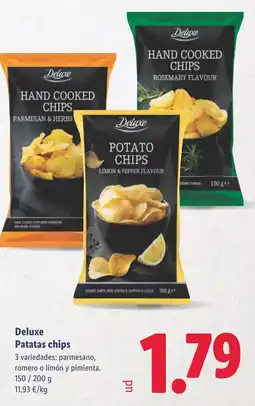 Lidl DELUXE Patatas chips oferta