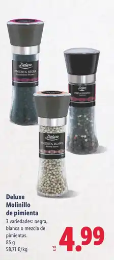 Lidl DELUXE Molinillo de pimienta oferta