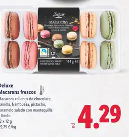 Lidl DELUXE Macarons frescos oferta