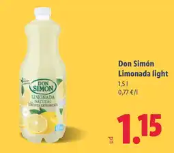 Lidl DON SIMON Limonada light oferta
