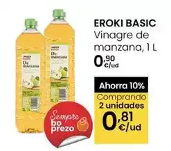 Eroski Eroski basic - vinagre de manzana oferta