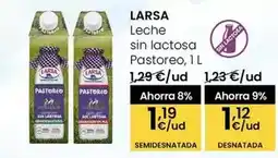Eroski Larsa - leche sin lactosa pastoreo oferta