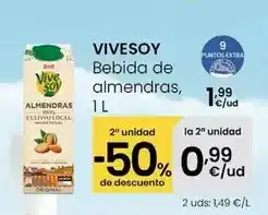 Eroski Vivesoy - bebida de almendras oferta