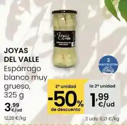 Eroski Joyas del valle - espárrago muy grueso oferta