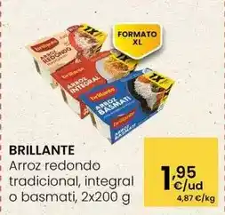 Eroski Brillante - arroz redondo tradicional, integral o basmati oferta