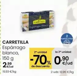Eroski Carretilla - espárragos blanco oferta