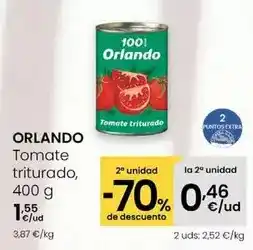 Eroski Orlando - tomate triturado oferta