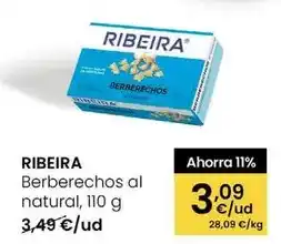Eroski Ribeira - berberechos al natural oferta