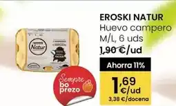 Eroski Eroski natur - huevo campero m/l oferta