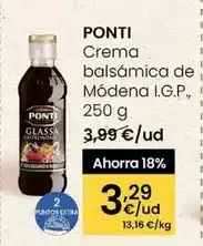 Eroski Ponti - crema balsámica de módena i.g.p oferta