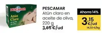 Eroski Pescamar - atun claro en aceite de oliva oferta
