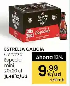 Eroski Estrella galicia - cerveza especial mini oferta