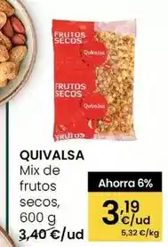 Eroski Quivalsa - mix de frutos secos oferta
