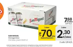Eroski San miguel - cerveza oferta