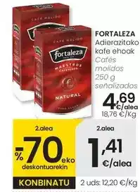 Eroski Fortaleza - cafe molidos oferta