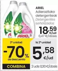 Eroski Ariel - detergentes oferta
