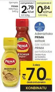 Eroski Prima - ketchup oferta