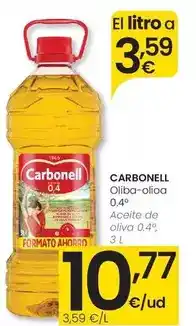 Eroski Carbonell - aceite de oliva 0,4' oferta