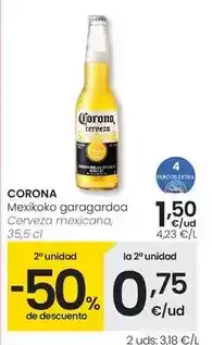Eroski Corona - cerveza mexicana oferta
