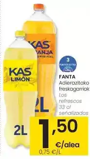 Eroski Kas - los refrescos 2 l senalizados oferta