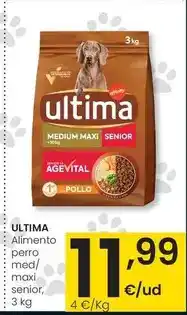Eroski Affinity - última alimento perro med/ maxi senior oferta