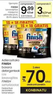Eroski Finish - lavavajillas maquina ultimate plus oferta
