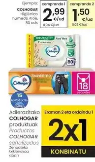 Eroski Colhogar - higiénico humedo aloe oferta