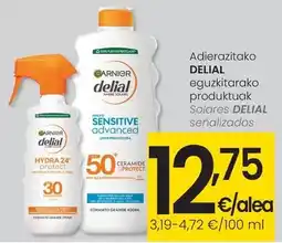 Eroski Garnier - solares delial senalizados oferta