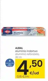 Eroski Albal - aluminio reforzado oferta