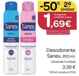 Supermercados El Jamón Sanex - desodorante oferta
