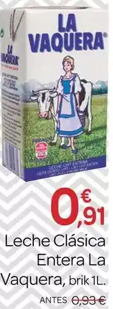 Supermercados El Jamón La vaquera - leche clasica entera oferta