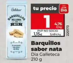 Dia Dia galleteca - barquillos sabor nata oferta