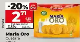 Dia Cuétara - maría oro oferta