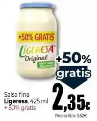 Unide Market Ligeresa - salsa fina oferta