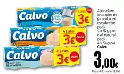 Unide Market Calvo - atun claro en aceite de girasol o en escabeche oferta