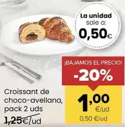 Autoservicios Familia Croissant de choco-avellana oferta